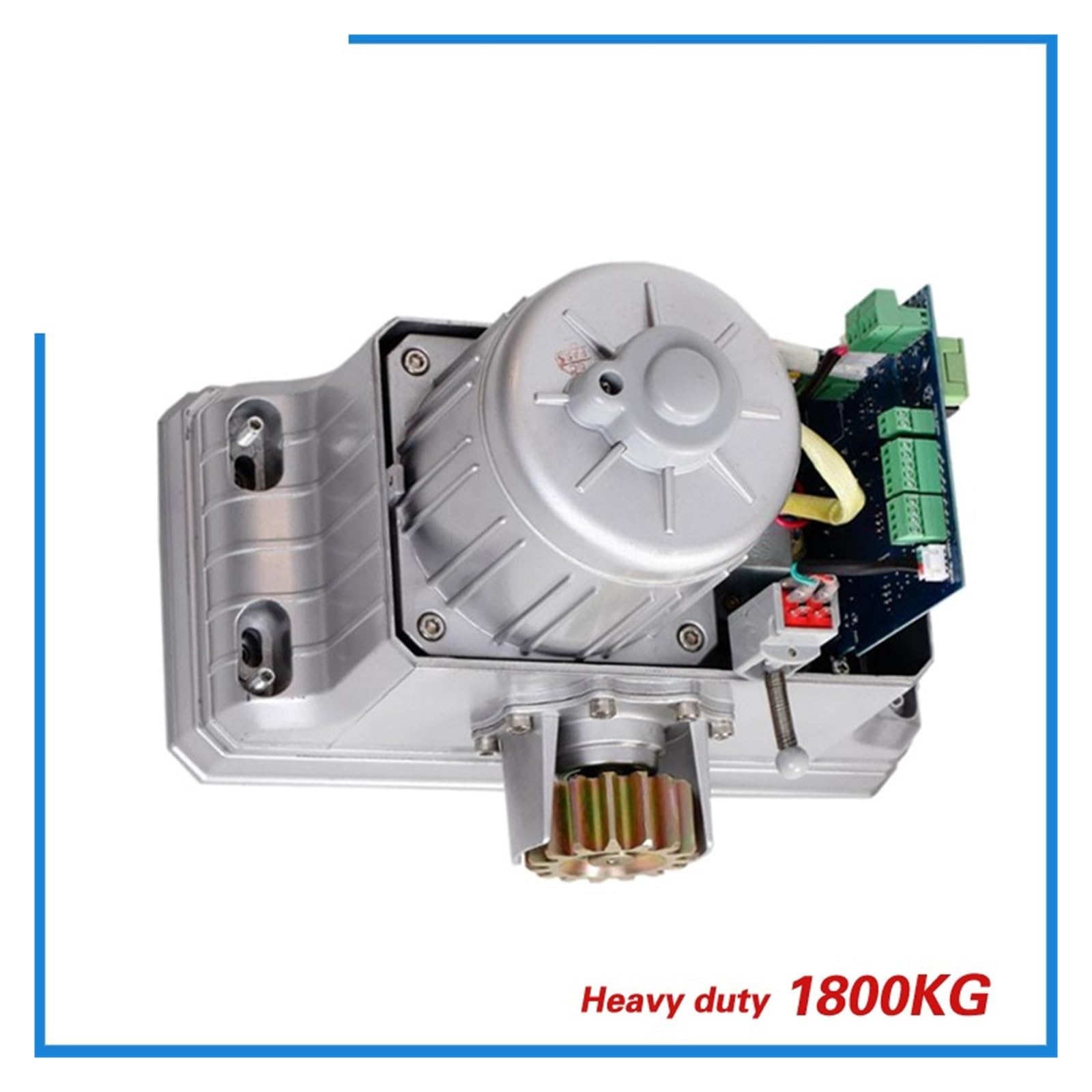 Galo Operatore for cancelli scorrevoli e apricancello scorrevole/rotolante for cancelli industriali domotici - 1800 kg Non arrugginito(Kit4)