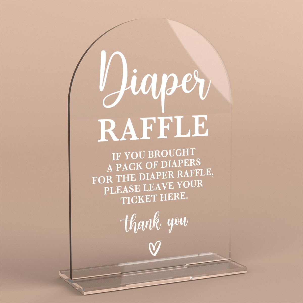 Photo 1 of KongMoTree Diaper Raffle Baby Shower Sign