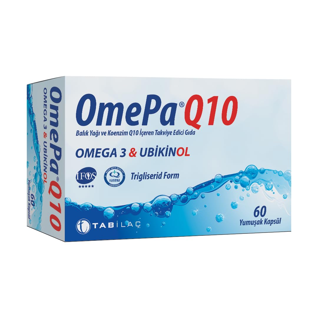 Omepa Q10 Omega3 & Ubiquinol 60 Kapsül