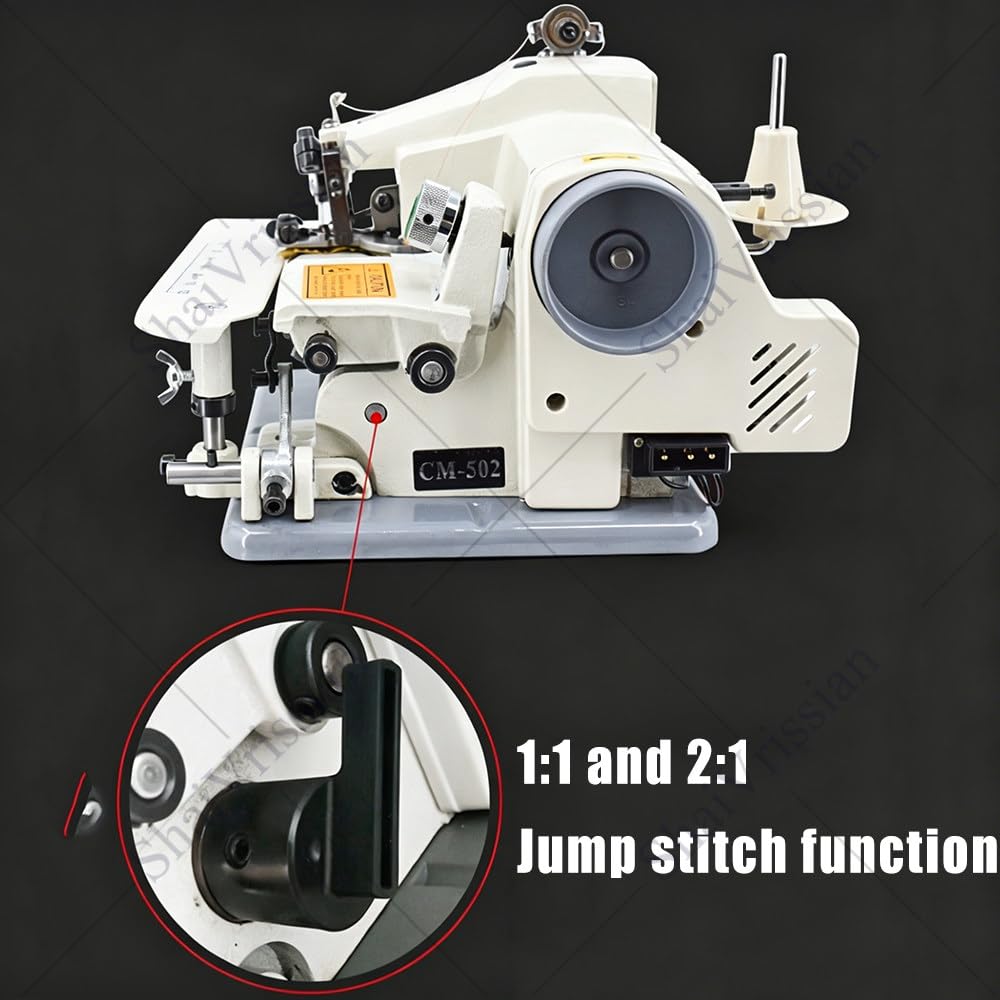 Máquina Coser Modista Dobladillo Profesional,Máquina Acolchado Prendas,1200 RPM Velocidad Máxima,Puntada De Una Aguja,Alteraciones Dobladillo Pantalones
