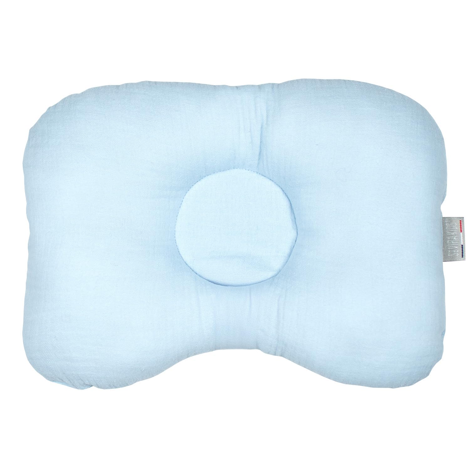 Sevira Kids Ergonomisches Kissen aus Baumwollgaze Jeanne Made in France
