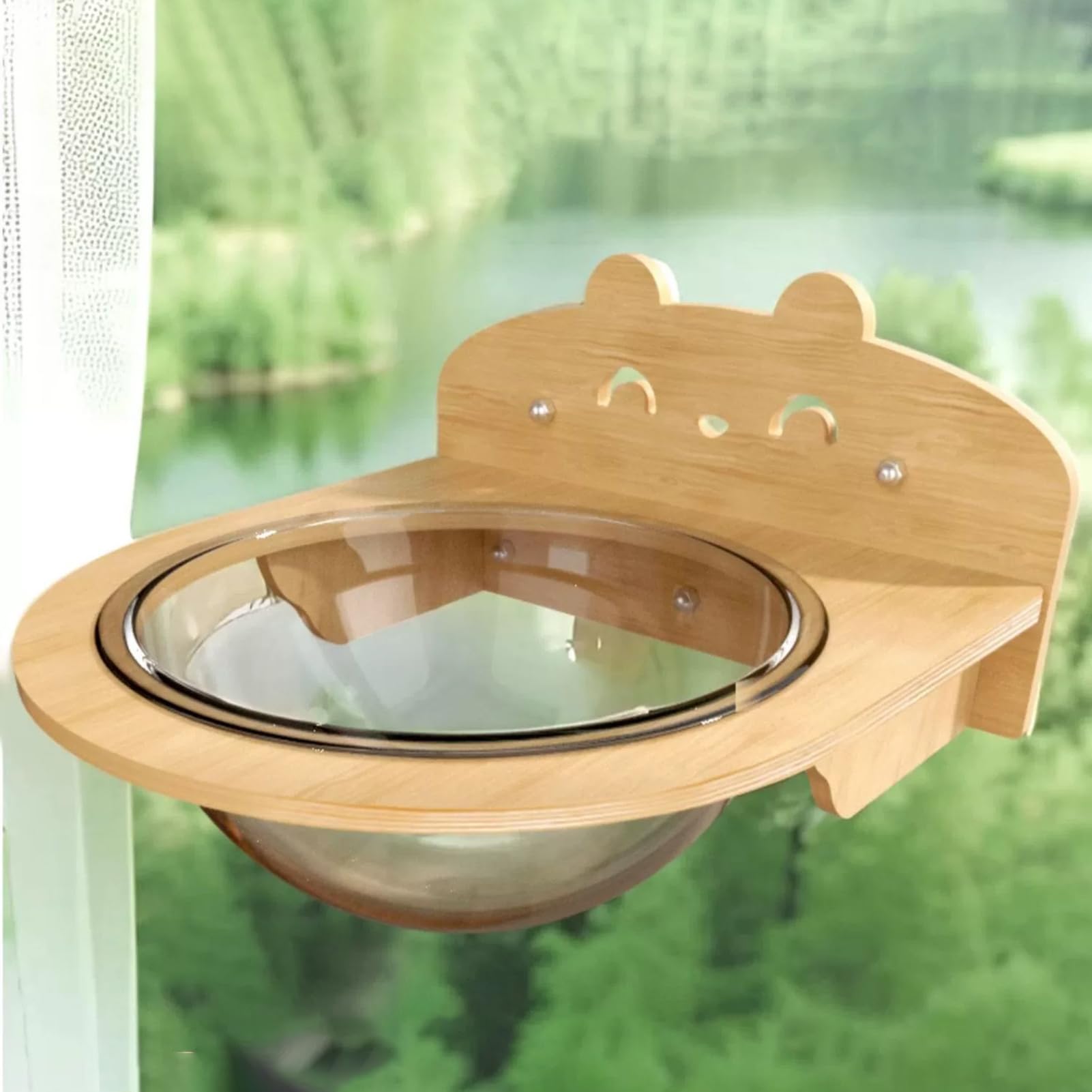 Asiento De Ventana para Gatos Escalada Y Baño De Sol | Hamaca Ventana Gatos Con Ventosas Balcones Salones Dormitorios Estudio Cocinas Terrazas Acristaladas
