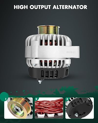 Miniatura 4 de SCITOO Alternador apto para Honda para Accord 1998 1999 2000 2001 2002 3.0L para Acura CL 1997 1998 1999 8220 105A CW ADR0139 40012146R