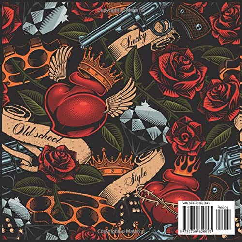 TATTOO Sketch book: A Large Square Sketchbook with Blank Graph Paper and White Paper - 100 Pages ( 8.5" x 8.5" ) for Drawing, Sketching, and Recording Creative Ideas. - Image 2