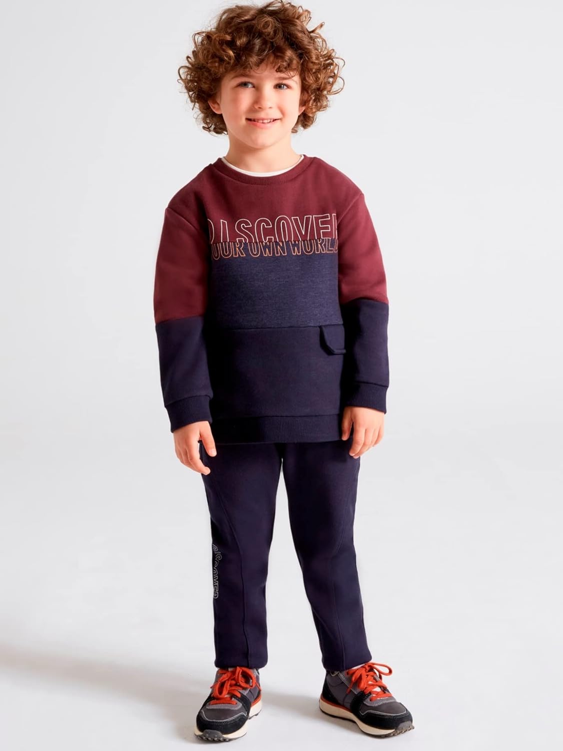 Mayoral Tracksuit for Boys Plum