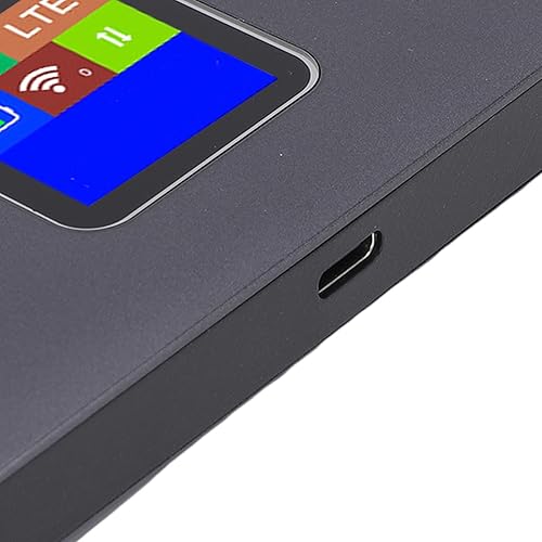 Miniatura 8 de 4G Mobile WiFi Router, 300Mbps 2.4G 5.8G Dual Band WiFi 6 Portable Hotspot with LCD Display for Travel Camping Business