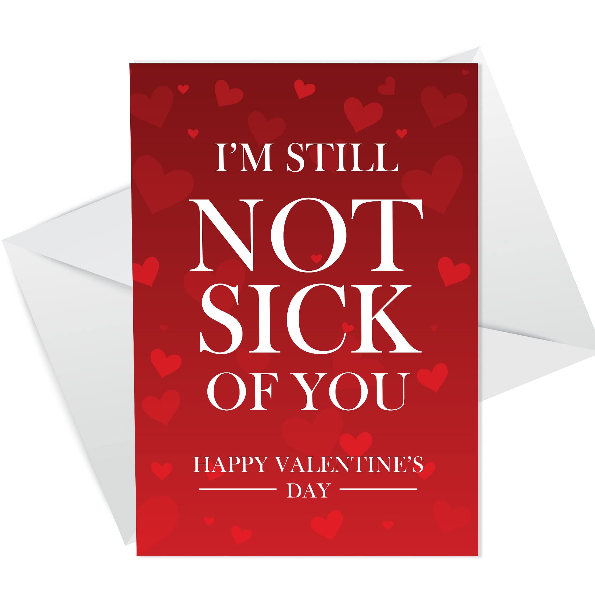 RED OCEAN Funny Rude Valentines Day Card For Your Partner Novelty Card For Him Her