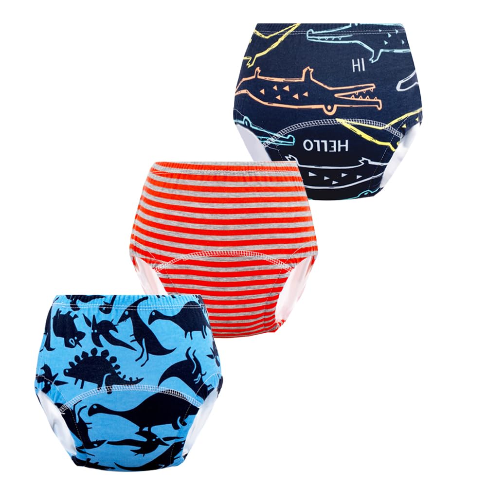 JackLoveBriefs Baby Potty Training Pants Boys Girls Training Underwear Reusable (10 Pack) — view 3