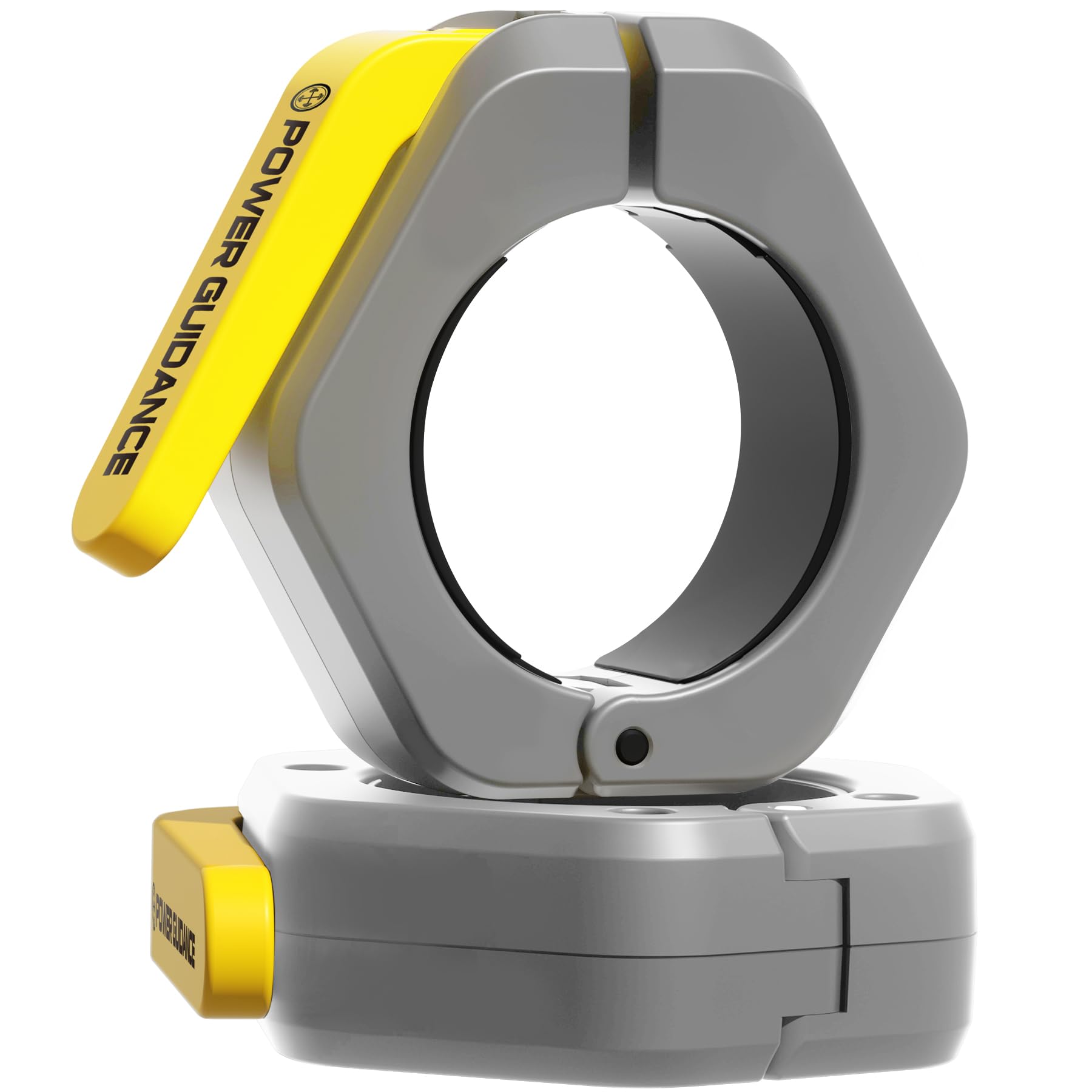 POWER GUIDANCE Barbell Collars Barbell Clips, ONLY for 2 inch Olympic Barbell Clamps,Non-Slip Weight Clamps Quick Release Barbell Collar for Workout Weightlifting,Olympic Lifts and Strength Training