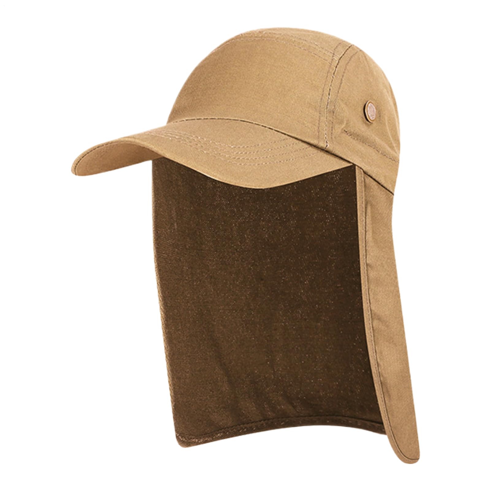 Sombrero de sol, gorra de malla, protección UV de 14.17 pulgadas con capa, diseño ligero de ajuste ajustable, gorras de cuello para pesca, viajes, golf, senderismo, ciclismo