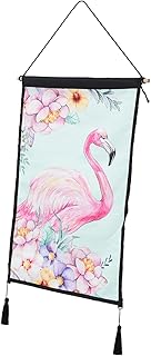 Abaodam Tapeçaria Flamingo Tapeçaria Impressa Tapete De Porta Quadrada Tapeçaria De Quarto Ornamento Havaí Tapeçaria Para Teto Decoração Havaiana Decoração De Parede Para Casa Decoração