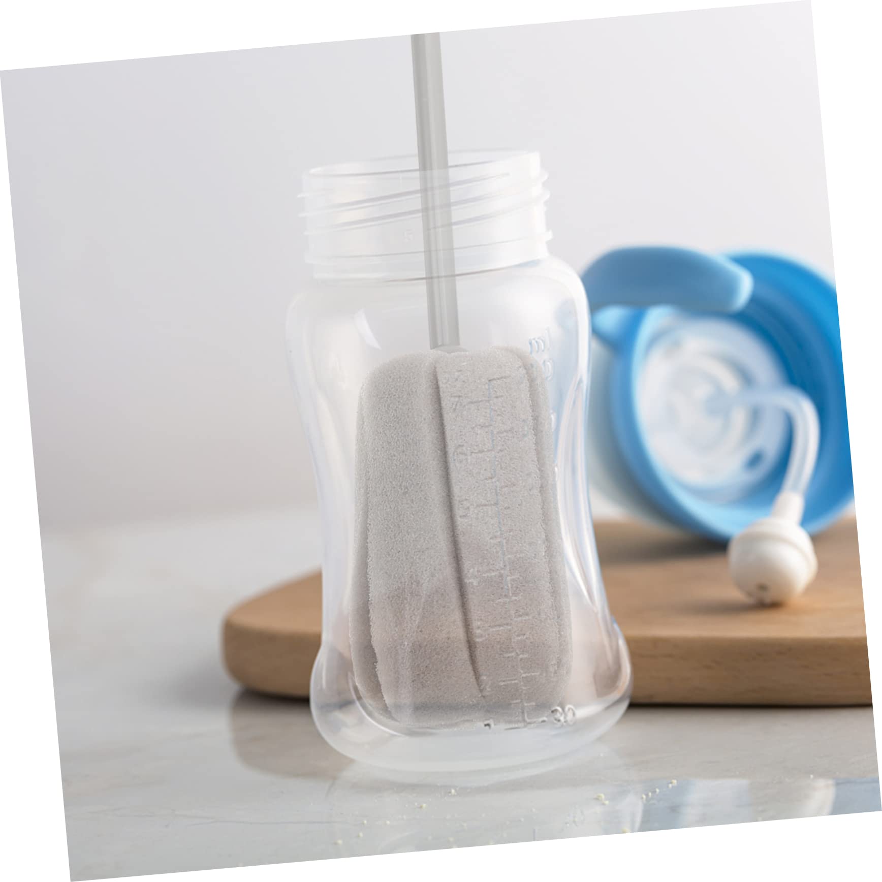 esponjas, 4 esponjas de Limpieza Cocina, Cepillo Esponja for Botellas Agua, for Lavar Platos