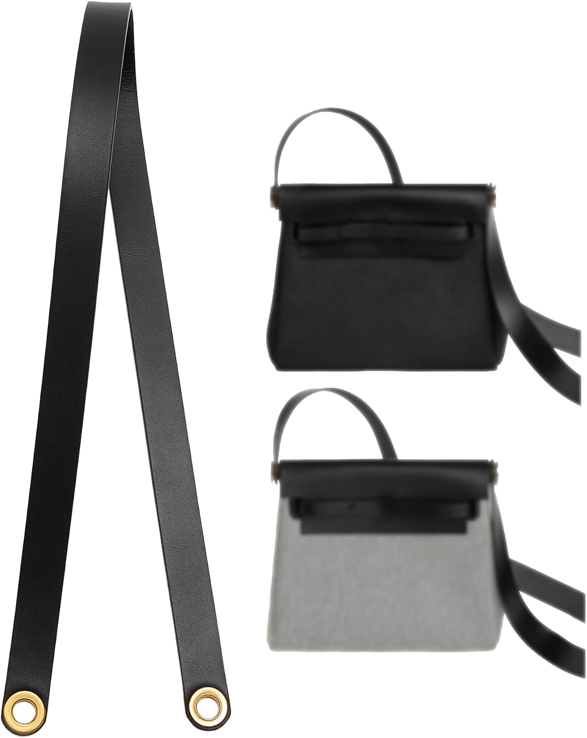 Genuine Leather Replacement Shoulder Strap for Herbag Zip Handbag