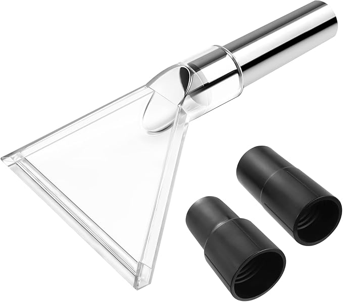Review Sionse Extractor Hand Wand with Clear Head for Upholstery & Carpet Cleaning, Car Detailing Vacuum Wand for Portable Extractors & Truckmounts | Turn Wet-Dry Vac into an Extractor (Large + 2 adapters)