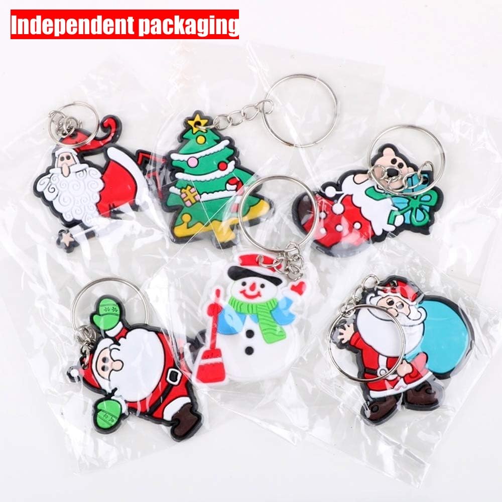 LATERN 120Pcs Christmas Keychains - Image 3
