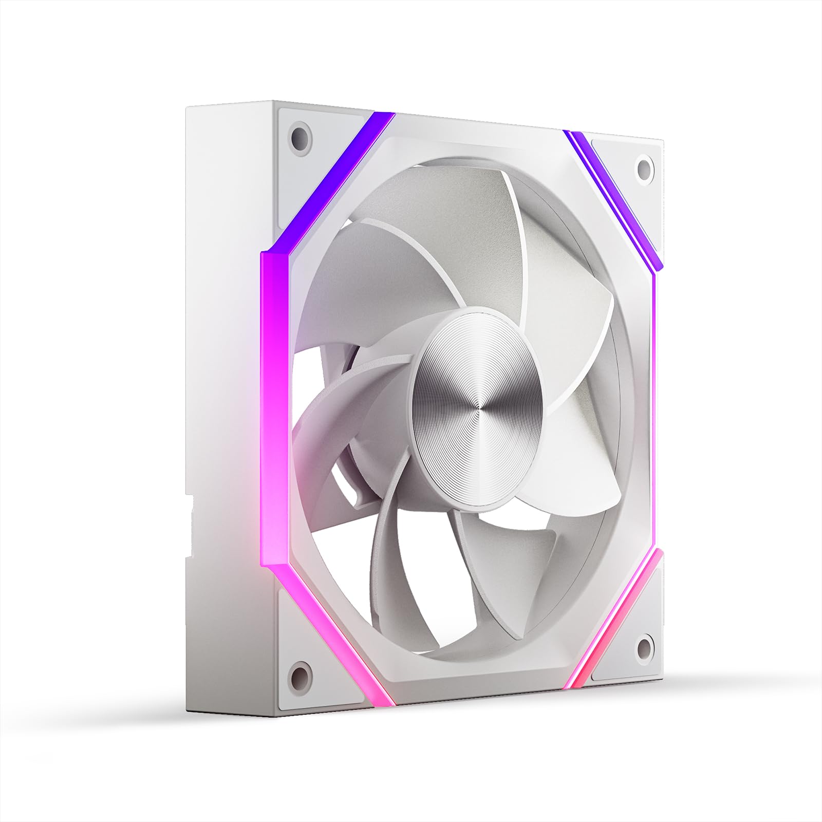 Asiahorse Nyota 120mm Case Fan with Efficient Cooling, Customizable ARGB Fan Lighting, 800-2000RPM Speed Control, and Whisper-Quiet Operation Under 29 dB, Unique Design for PC Builds