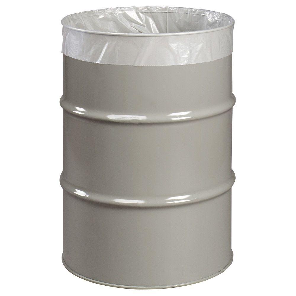 [200-Count] HUSKY 55 Gal.(208 L) COMMERCIAL DRUM LINERS MEDIUM DUTY CLEAR BAGS: Industrial & Scientific