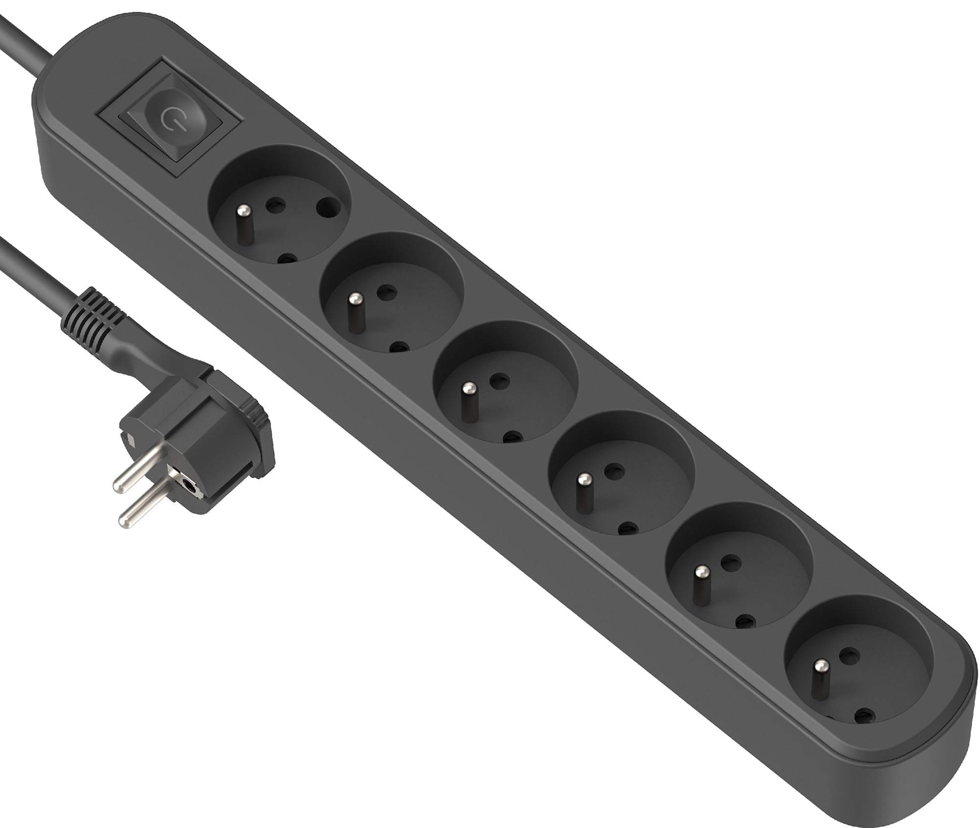 electraline 32053 bloc 6 prises avec