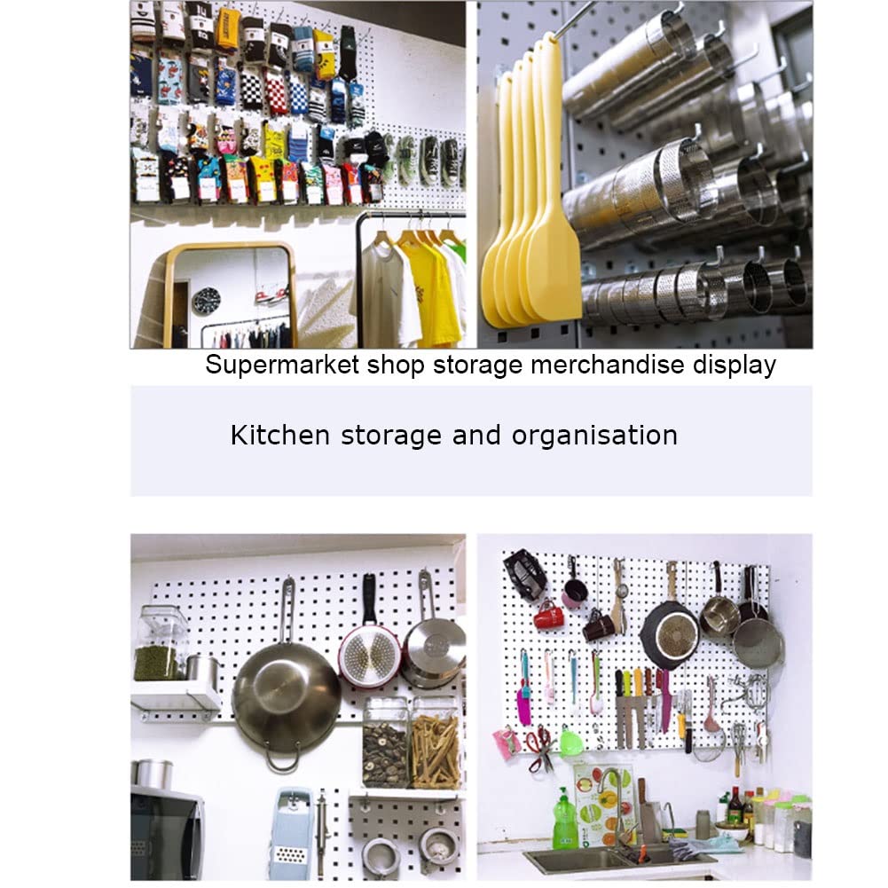 Metalowe panele ścienne – 1 organizer garażowy do pomieszczeń rzemieślniczych, kuchni i biura – żółta tablica wyników 90 x 45 cm na biżuterię, narzędzia i rzemiosło artystyczne, długa żywotność