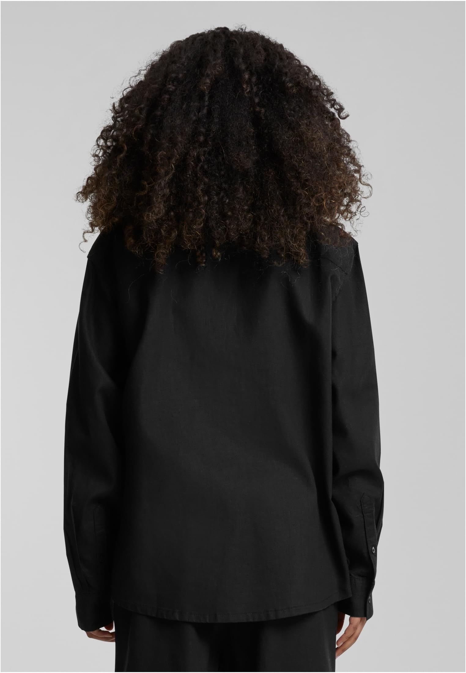 Urban Classics Damen Ladies Linen Mixed Oversized Shirt