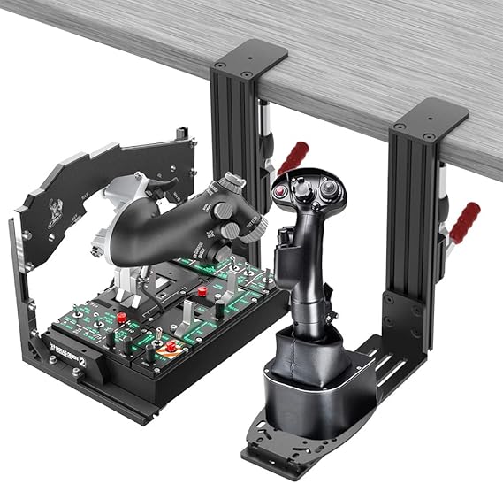 JUYEER Universal Hotas Tischhalterung kompatibel mit Thrustmaster HOTAS