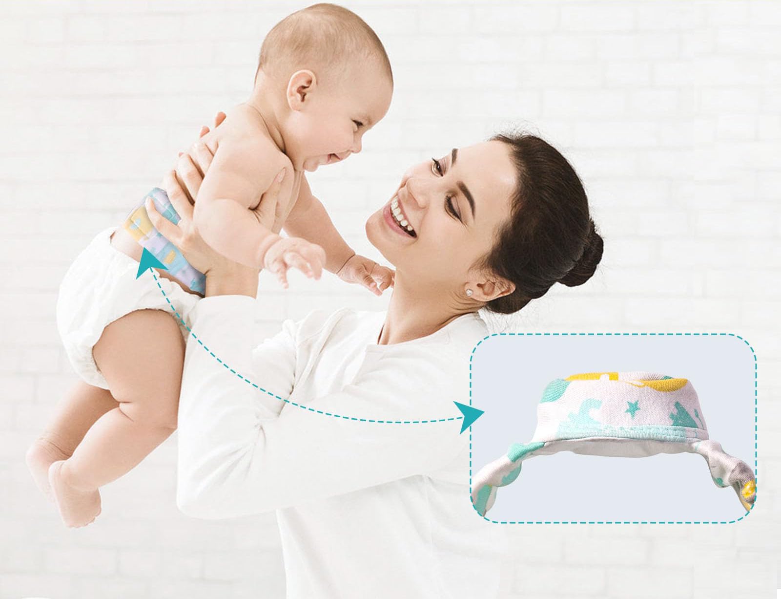 Amazon.co.jp: 赤ちゃん用臍ヘルニアベルトキット、凸型カバー圧縮