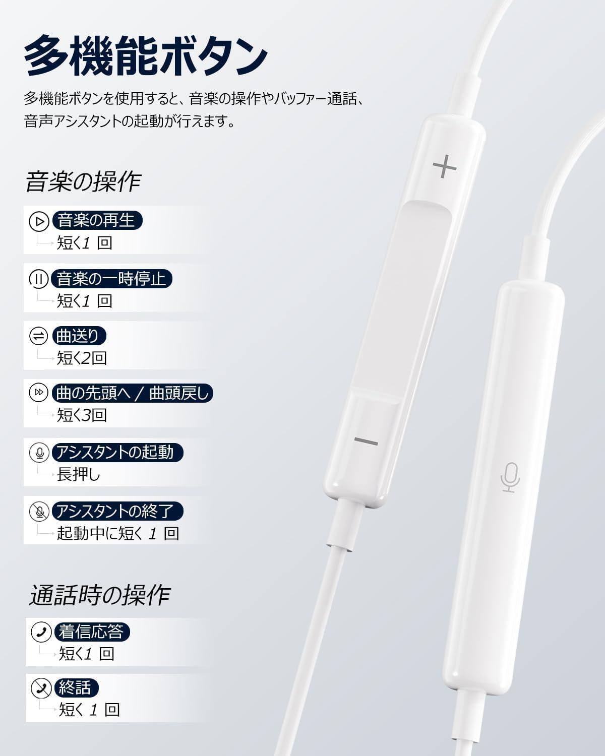 Amazon.co.jp: イヤホン有線 【業界新傑作・3.5mmジャック】有線