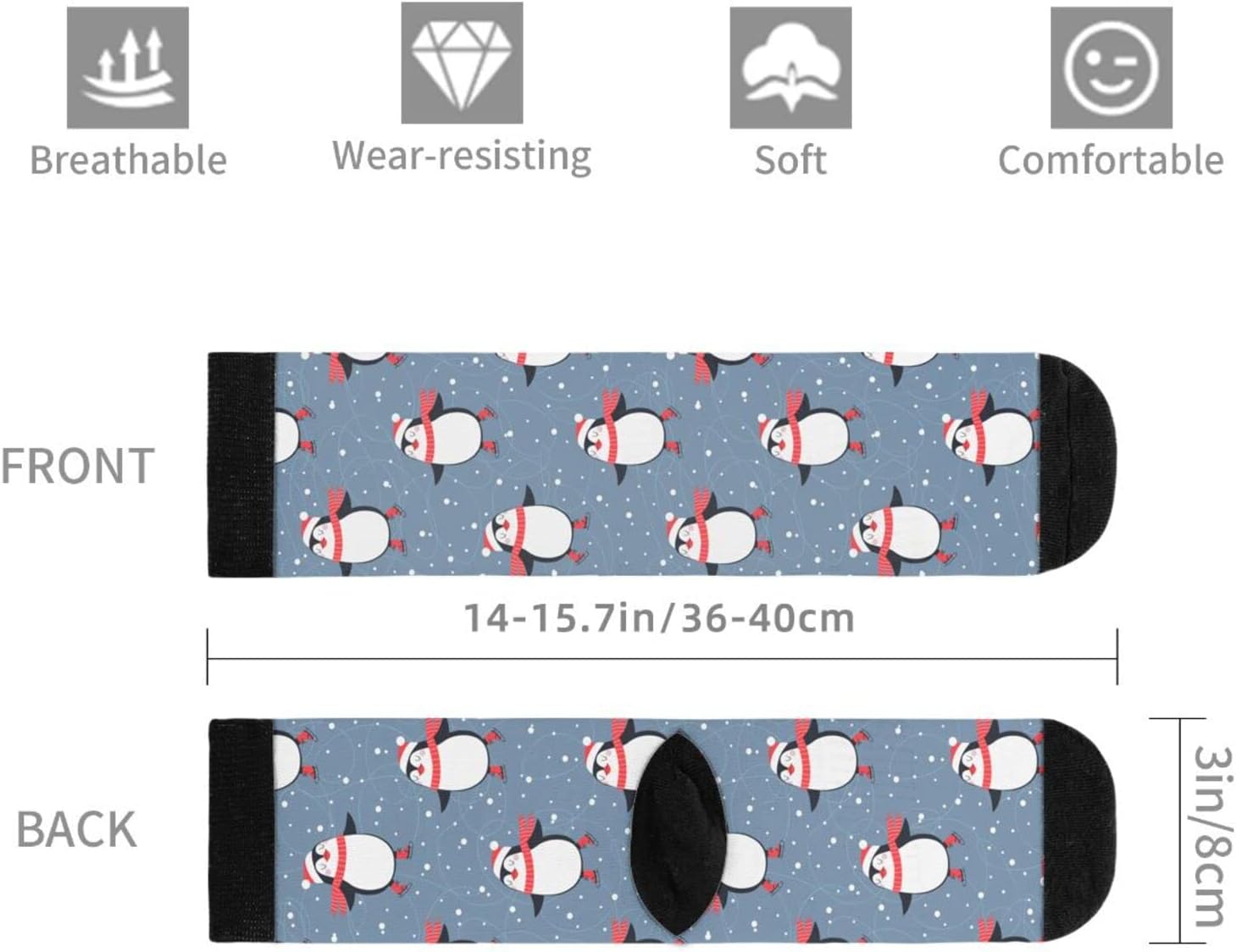 Cool Socks For Men Women Fun Novelty Crew Athletic Socks - Image 6