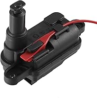 Vista 5 de ACROPIX Actuador de cerradura de puerta de llenado de combustible para Audi A3 A4 - Paquete de 1 negro