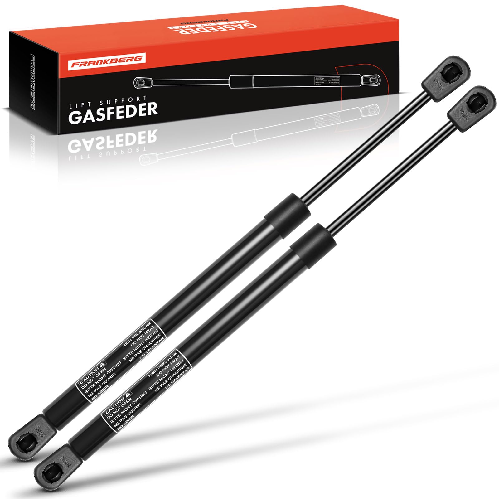 Frankberg 2x Ressorts à gaz universels 270N 500MM 200MM Rotule simple