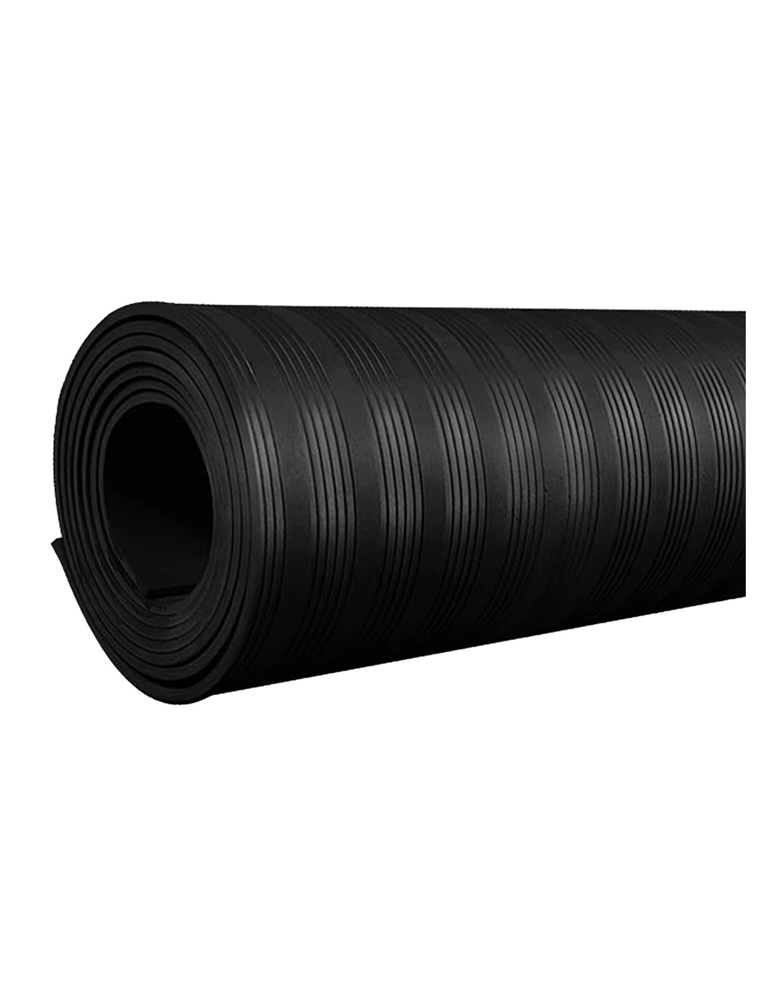 Generisch 3 mm Dicke Isolierungs-Bodenmatte, Umspannwerk-Gummimatte, geeignet for Verteilungsraum-Fabrikwerkstatt, dielektrische Arbeiter-Elektroschock-Schutzmatte(Black,100x800cm/3.3x26.2ft)