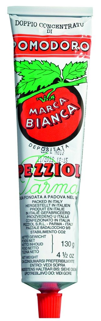 Pezziol Tomatenmark Marca Bianca, doppelt-konzentriert, fein-fruchtig
