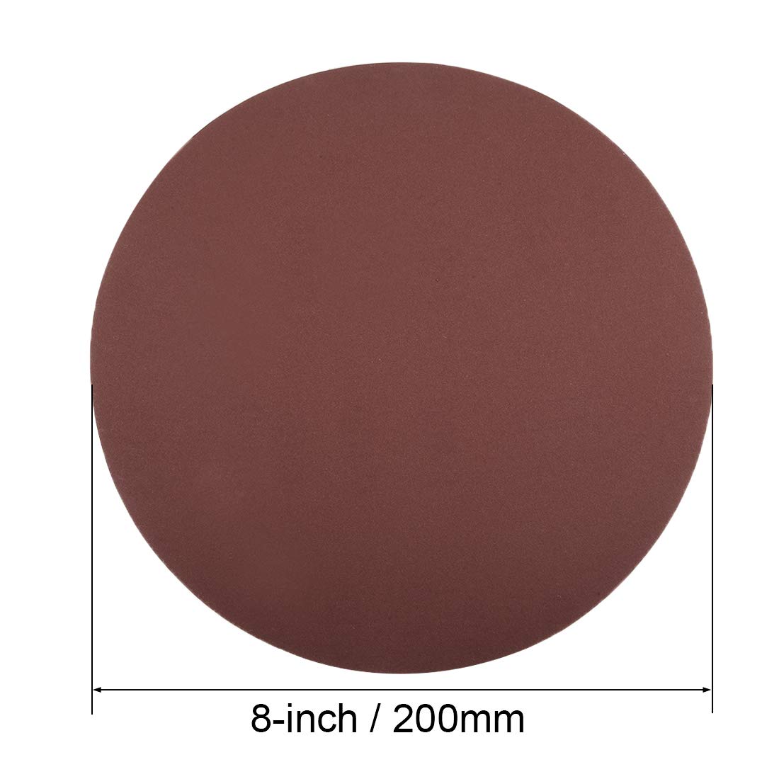 uxcell 8" Hook and Loop Sanding Discs 80/100/120/180/240/400 Grit Aluminum Oxide Sandpaper for Random Orbit Sander Dry Polishing 30pcs