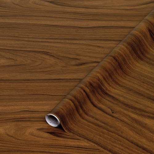 d-c-fix papier adhésif pour meuble effet bois Noyer Moyen - film autocollant décoratif rouleau vinyle - pour cuisine, porte, table - décoration revêtement...