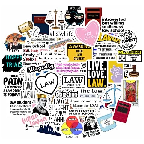 BulbaCraft Law School Stickers Cover