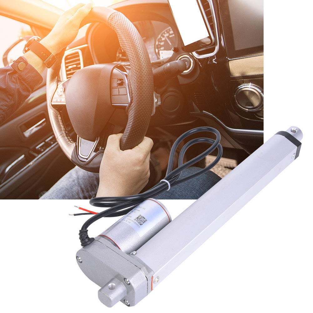 Attuatore Lineare Elettrico attuatori lineari barre di spinta Prodotti per movimento lineare Attuatori lineari 300N Motore CC 12V 30mm / S per Molteplici Scopi JS-TGZ-U1 IP45[200mm]