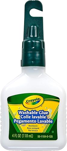 Crayola Pegamento escolar lavable, suministros para manualidades, 4 onzas