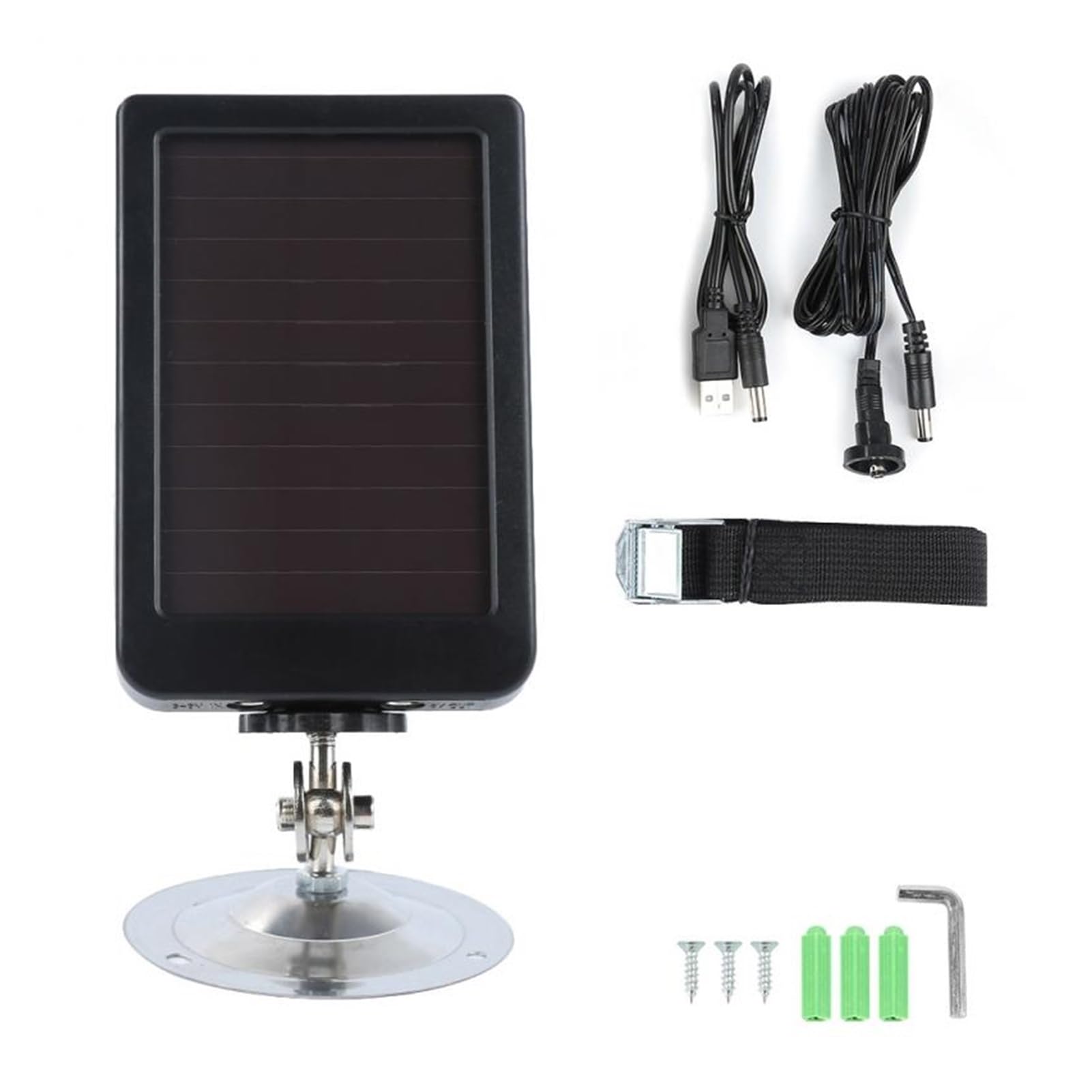 Pannello Solare Caricabatterie del Pannello Solare 3000mAh Alimentazione Esterna for 9 V 12V. Trappole fotografiche della Fotocamera di Caccia HC900 HC801 HC700 HC550 HC300