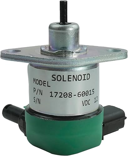 Solenoide de apagado de combustible compatible con Kubota V1205 V1505 V1305 D1105 D1005 D905 cortacésped excavadora tractor generador de repuesto