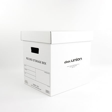 Amazon Co Jp Lpレコード用 ダンボール レコードストレージボックス Record Storage Box 60枚サイズ 5枚セット Disk Union 文房具 オフィス用品