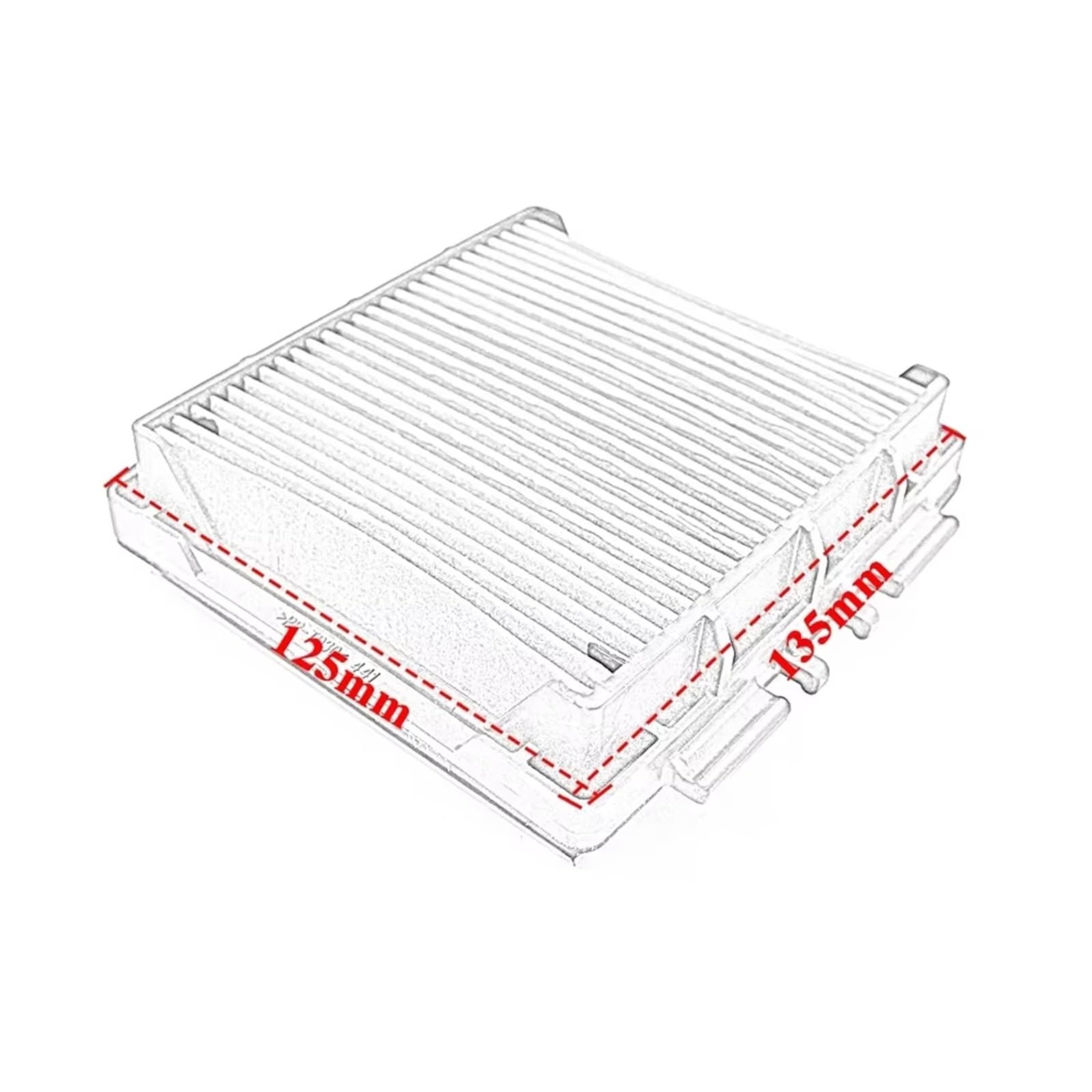 Filtro Aspirazione Aria Moto Per CRF300L Per CRF300RL | Filtro aria motore moto Rally 2021-2023 300cc(High Flow)