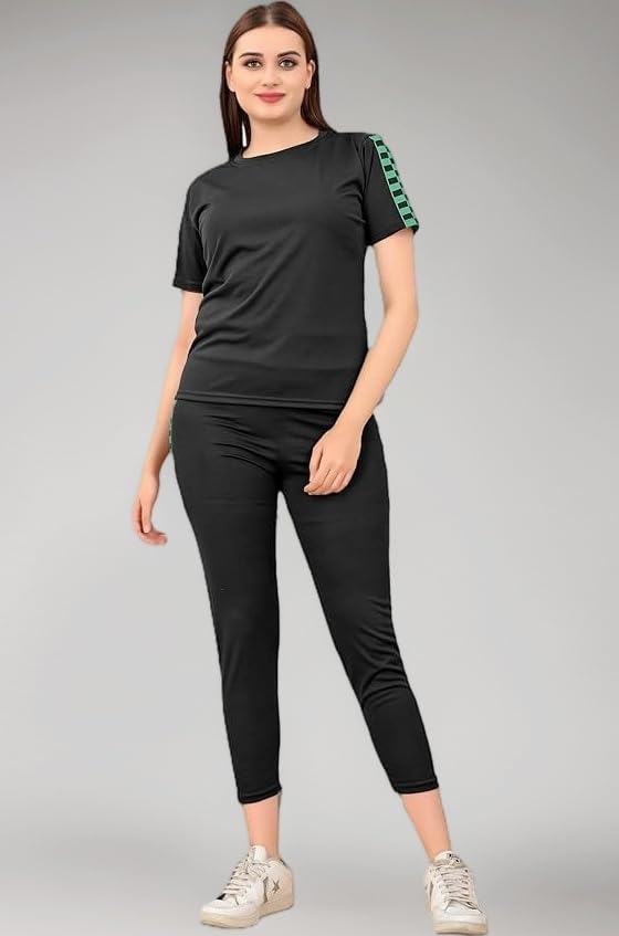Women’s Activewear Set | Stylish Two Piece Track Suit with Top & Jogger Pants | Ideal for Sports, Gym & Casual Outfits