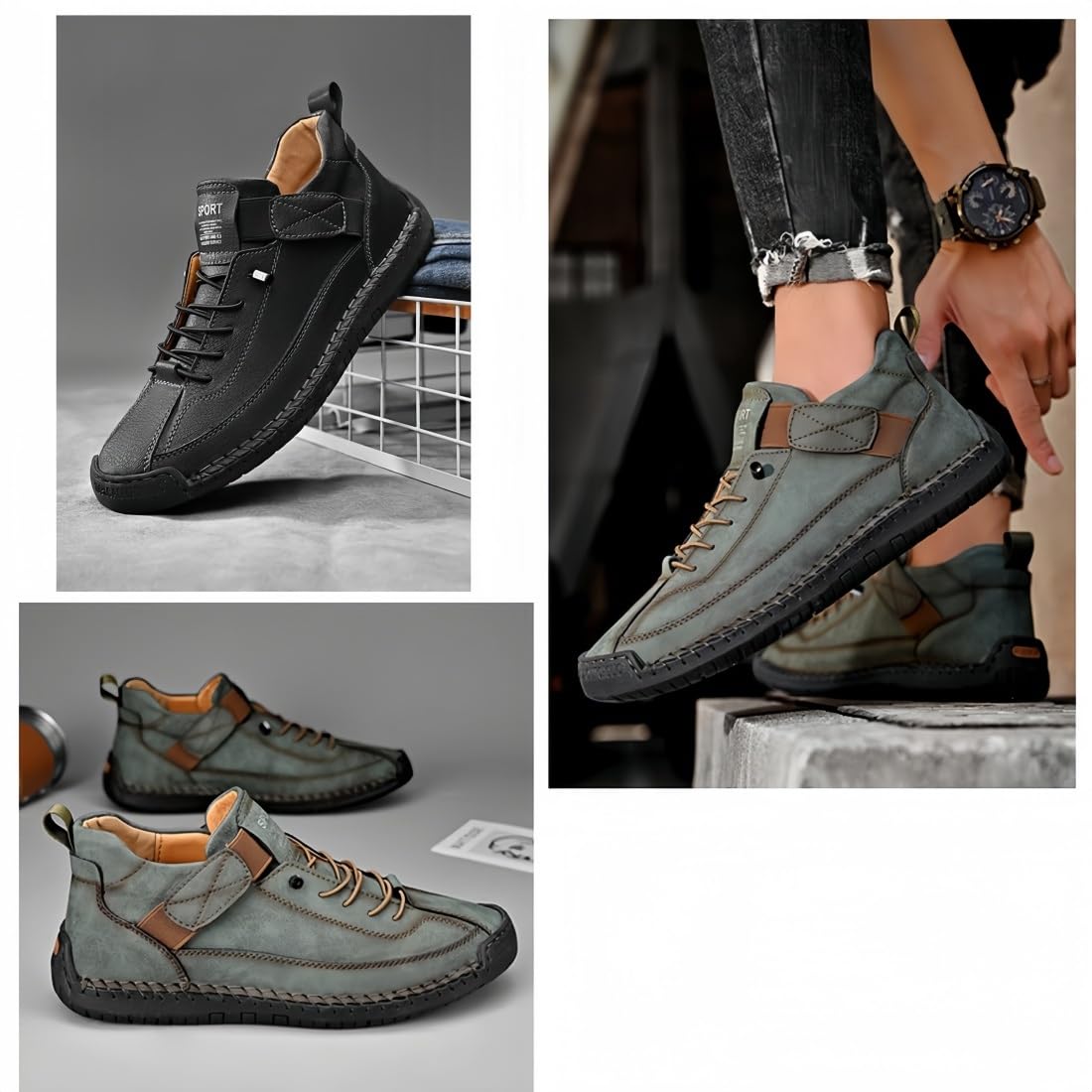 Baskets Elira for femme, confortables et offrant un bon maintien, chaussures orthopédiques faites main, for une meilleure posture et un soulagement de la douleur(Weiß mit gelbem Hintergrund,39)