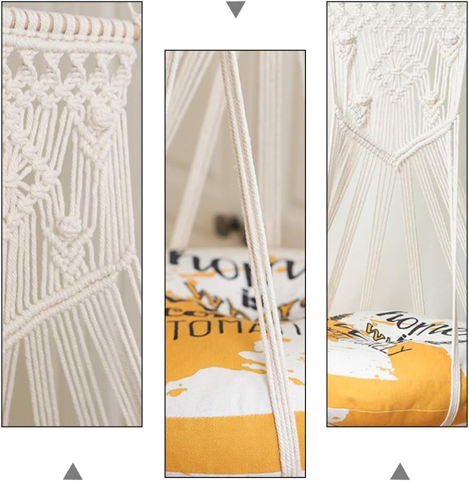 review TEHAUX 1Pc Tassel cat Toy Bracket Boho Hammock Macrame cat Swing Bed Bedding pet lace Decorate Hair Tassel Cotton Rope Crafts Hammock Cat nest Bow tie Decorations pet Bed