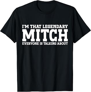 Mitch Personal Name First Name Funny Mitch T-Shirt