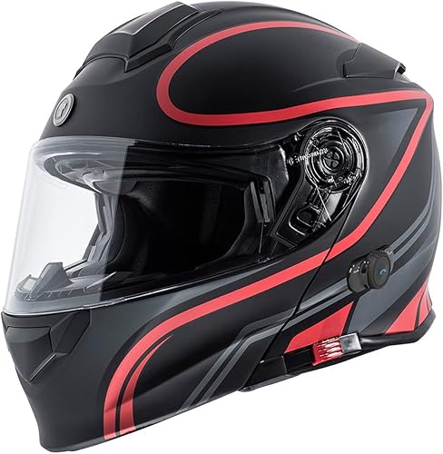Miniatura 1 de TORC - Casco de motocicleta integrado para adultos y unisex, con Bluetooth