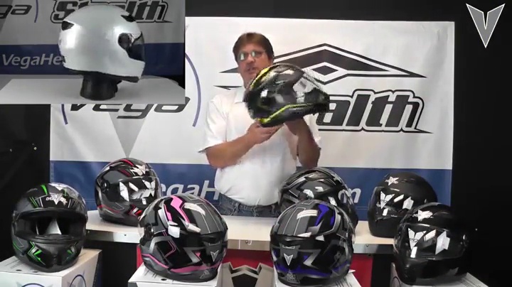 Watch Vega Helmets AT2 Street Motorcycle Helmet for Men & Women – DOT Certified Full Face Motorbike Hel... on Amazon Live