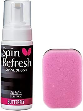 Butterfly Table Tennis Racket Care Kit - Includes Ping Pong Paddle Cleaner and Rubber Cleaner Sponge - Great Value Kit Cleans Paddle 125 Times