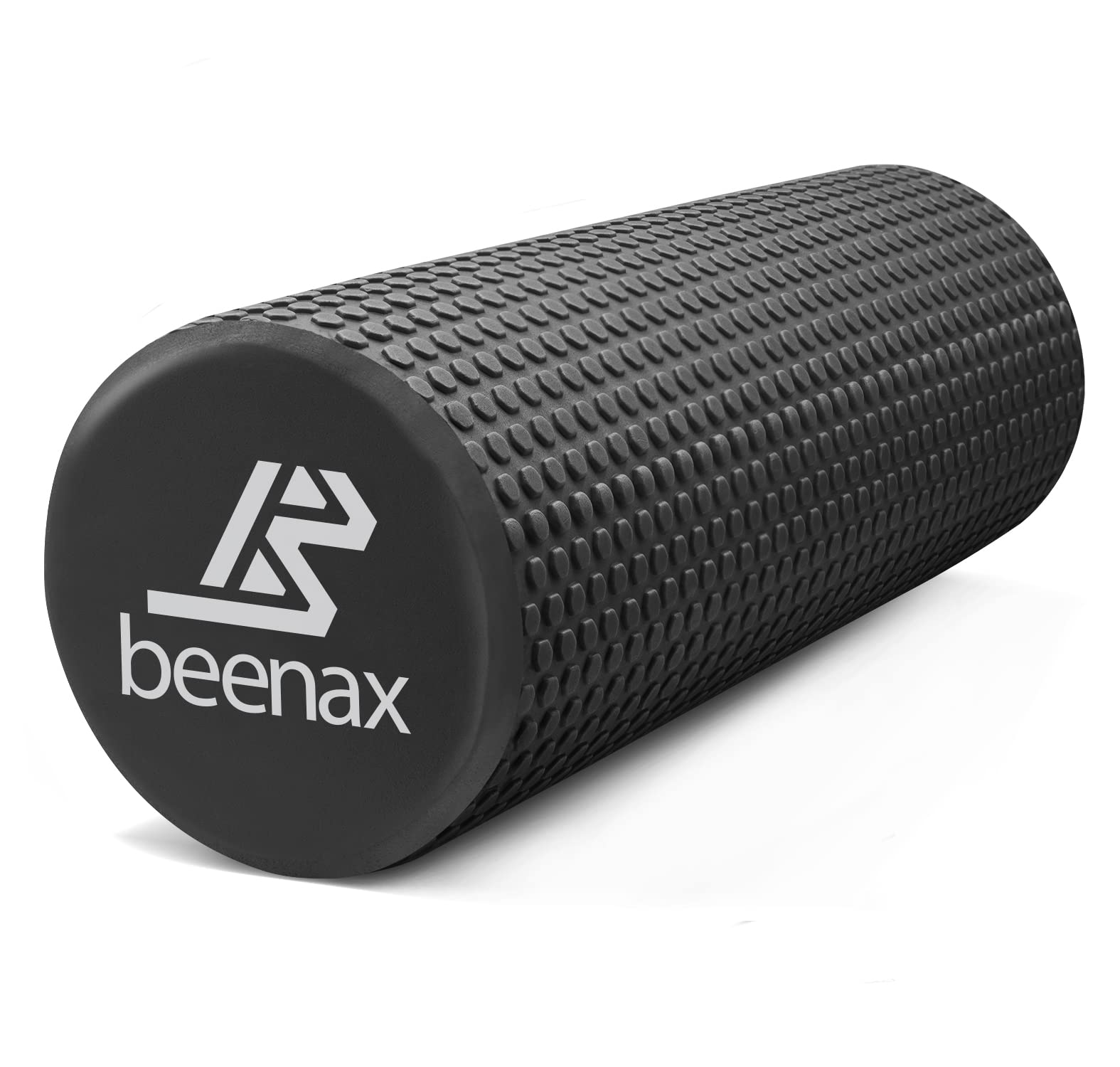 Beenax Foam Roller 44cm - Lightweight Muscle Roller for Fitness, Pilates, Yoga, Physio, Trigger Point, Deep Tissue, Joint Massage, Pain Relief - Designed to Relieve Stress and Relax Tight Muscles