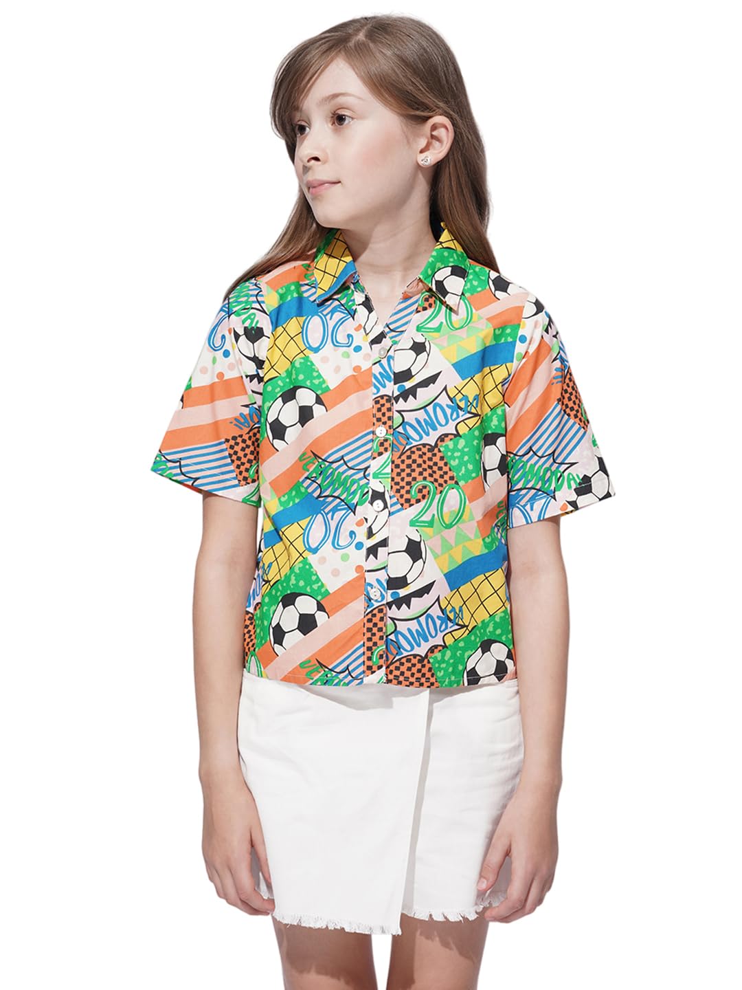 VERO MODA Girl’s Cartoon Regular Fit Shirt